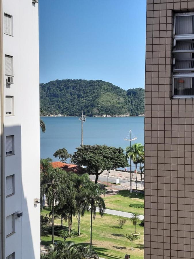 סנטוס Apartamento De Frente Para Praia Com Wi-Fi מראה חיצוני תמונה